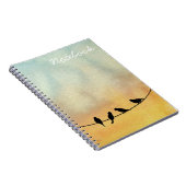 ワイヤーの鳥 ノートブック (右側)