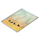 ワイヤーの鳥 ノートブック (左側)