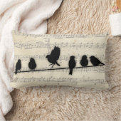 ワイヤーの鳥 ランバークッション (ブランケット)