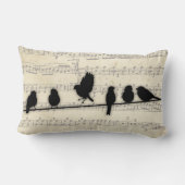 ワイヤーの鳥 ランバークッション (裏面)