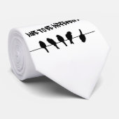 ワイヤーの鳥-異なるがあることを敢えてして下さい ネクタイ (ロール)