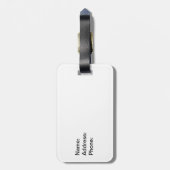 ワイヤーの鳥-異なるがあることを敢えてして下さい ラゲッジタグ (裏面縦)