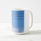 ワイヤーの鳩 コーヒーマグカップ (正面右)