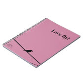 ワイヤーの黒い鳥 ノートブック (左側)