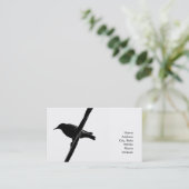 ワイヤーカードの鳥 名刺 (スタンド正面)