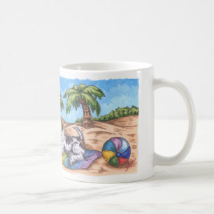 ワイヤーキツネの無限の夏11ozの白のマグ コーヒーマグカップ