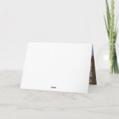 ワイヤーキツネテリアそれを雪のクリスマスに許可 カード (裏面)