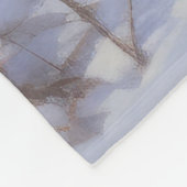 ワイヤーキツネテリアそれを雪のクリスマスに許可 フリースブランケット (角)