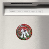 ワイヤーキツネテリアクリスマス マグネット (インサイチュ (食洗機))