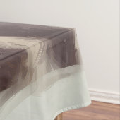 ワイヤーキツネテリアサンタクロースフェスティバルクリスマス テーブルクロス (インサイチュ)