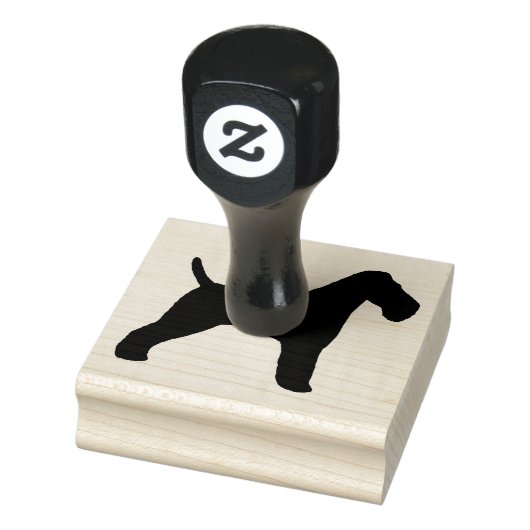 ワイヤーキツネテリアドッグブリードシルエット ラバースタンプ (スタンプ)