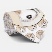 ワイヤーキツネテリア絵画ズ – かわいいオリジナルドッグアート ネクタイ (ロール)