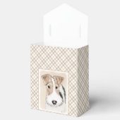 ワイヤーキツネテリア絵画ズ – かわいいオリジナルドッグアート フェイバーボックス (オープン)