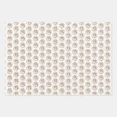 ワイヤーキツネテリア絵画ズ – かわいいオリジナルドッグアート ラッピングペーパーシート (正面2)