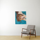 ワイヤーキツネテリア絵画パピーの子犬 – Dog Art タペストリー (インサイチュ)