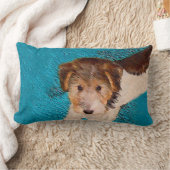 ワイヤーキツネテリア絵画パピーの子犬 – Dog Art ランバークッション (ブランケット)