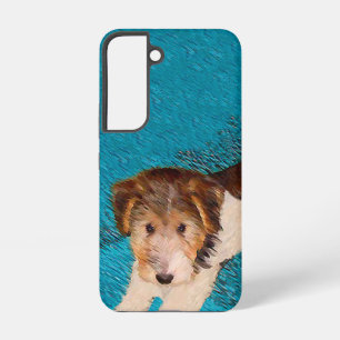 ワイヤーキツネテリア絵画パピーの子犬 – Dog Art Samsung Galaxy S22ケース