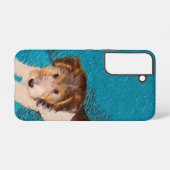 ワイヤーキツネテリア絵画パピーの子犬 – Dog Art Samsung Galaxyケース (裏面横)