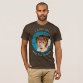 ワイヤーキツネテリア絵画パピーの子犬 – Dog Art Tシャツ (正面フル)