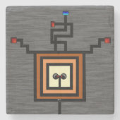 ワイヤードストーンコースター ストーンコースター (正面)