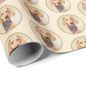 ワイヤード·ビズ絵画ラズ-かわいいオリジナル·ドッグ·アート ラッピングペーパー (ロールコーナー)