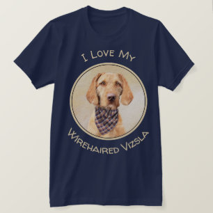 ワイヤード·ビズ絵画ラズ-かわいいオリジナル·ドッグ·アート Tシャツ