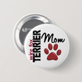 ワイヤーフォックステリア犬のお母さん2 缶バッジ (正面&裏面)