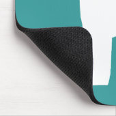 ワイヤーフォックステリア犬のシルエット マウスパッド (コーナー)