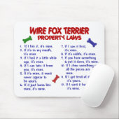 ワイヤーフォックステリア犬の特性の法律2 マウスパッド (マウス)