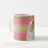 ワイヤーフォックステリア犬 ツートーンマグカップ (正面左)