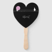 ワイヤーブラックおもしろいに乗ったかわいいバブルガムの鳥|過去記事 ハンドファン (正面)