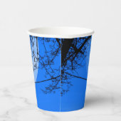 ワイヤーブルームーンに乗った猫 紙コップ (右)