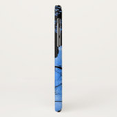 ワイヤーブルームーンに乗った猫 Case-Mate iPhoneケース (裏面/左)