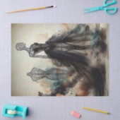 ワイヤーマ包まれたネキン1ゴシックスタイル 薄葉紙 (クラフト)