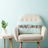 ワイヤー家族の鳥 ランバークッション (椅子)