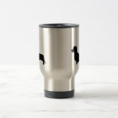 ワイヤー毛のダックスフントのタンブラー トラベルマグ (中央)