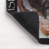 ワイヤー毛のダックスフントのマウスパッド マウスパッド (コーナー)