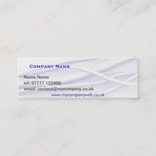 ワイヤー スキニー名刺 (正面)