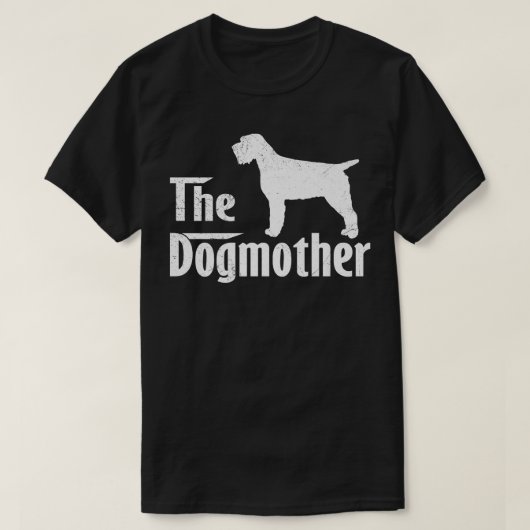 ワイヤ毛のビズラ愛好者の贈り物犬母の日 Tシャツ (デザイン正面)