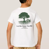 ワイヤ走よりも深い根 Tシャツ (裏面)