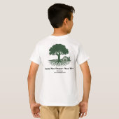 ワイヤ走よりも深い根 Tシャツ (裏面フル)