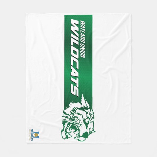 ワイランドユニオン山猫#2 フリースブランケット (正面)