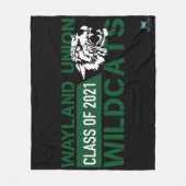 ワイランドユニオン山猫#3 フリースブランケット (正面)