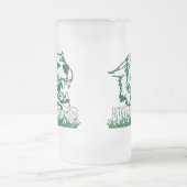 ワイランドユニオン山猫#4 フロストグラスビールジョッキ (中央)