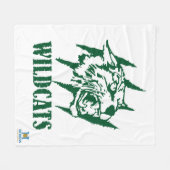 ワイランドユニオン山猫#9 フリースブランケット (正面(横))