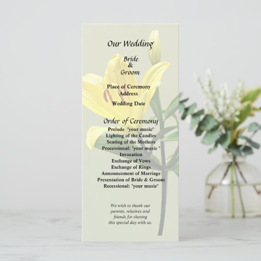 ワイリリー プログラム (スタンド正面)