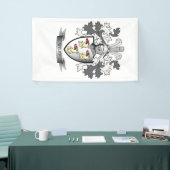 ワイリーの家紋の紋章付き外衣 横断幕 (トレードショー)