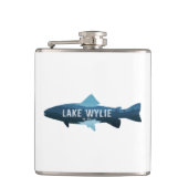 ワイリーノースカロライナ州サウスカロライナの魚 フラスク (正面)