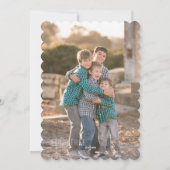 ワイリーメリーキリン休日の写真カード シーズンカード (裏面)