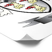 ワイリー家紋コート・オブ・アームズ ポスター (角)